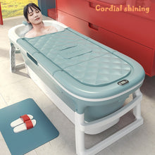Load image into Gallery viewer, Cordial Shining Adult 1.52M Bathtub Temperature Display Foldable Portable Thickened Large Household Bath Barrel
