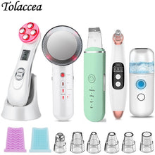 Load image into Gallery viewer, RF EMS Radio Frequency Blackhead Remover Ultrasonic Skin Scrubber Infrared Body Slimming Fat Burner Massager Beauty Instrument
