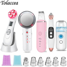 Load image into Gallery viewer, RF EMS Radio Frequency Blackhead Remover Ultrasonic Skin Scrubber Infrared Body Slimming Fat Burner Massager Beauty Instrument
