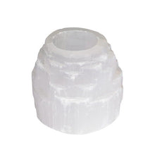 Load image into Gallery viewer, Sporadic 1pc Natural Selenite Candle Holders Candle Sticker Crystals Stones Home Decor Party Wedding Dinner Decoration
