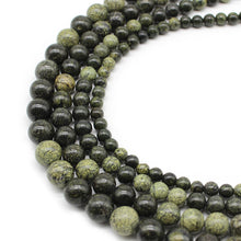Load image into Gallery viewer, Natural Stone Russian Serpentine  Beads  6 8 10 12mm Round Loose Beads Needlework for Jewelry Making DIY Bracelet Wholesale 15"
