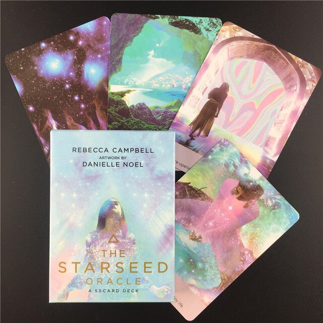 Magical Mermaids And Dolphin Oracle Cards English Version Tarot Card Playing Cards Divination Fate Board Games for Entertainment