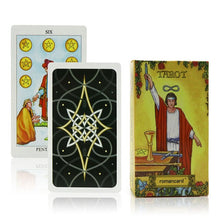 Load image into Gallery viewer, oracle Tarot card games mysterious read fate smith rider tarot deck for women girls gifts party game
