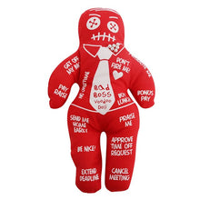 Load image into Gallery viewer, Bad Boss Voodoo Doll Stress Relief Reducer Doll Best Novelty Gift Personalized Polyester Doll Holiday Party Gifts
