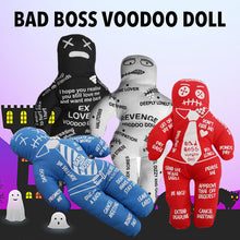 Load image into Gallery viewer, Bad Boss Voodoo Doll Personalized Polyester Doll Witch Gu Cursed Witchcraft Doll Personalized Revenge Holiday Party Gifts
