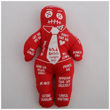 Load image into Gallery viewer, Bad Boss Voodoo Doll Personalized Polyester Doll Witch Gu Cursed Witchcraft Doll Personalized Revenge Holiday Party Gifts

