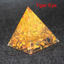 Load image into Gallery viewer, Orgonite Pyramid Spiritual Healing Energy Converter Metatron Generator Natural Crystal Jewelry Reiki Chakra Stones Xmas Gift
