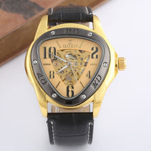 Load image into Gallery viewer, 2020 Luxury Gold Triangle Watches Men Mechanical Watches GOER Automatic Self-Wind Skeleton Watch Promotion Price Dropshipping
