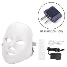 Load image into Gallery viewer, 7 Colors Led Mask Photon Electric LED Facial Mask LED Skin Rejuvenation Anti Wrinkle Acne Photon Therapy Home Salon Beauty Tool
