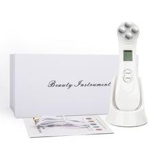 Load image into Gallery viewer, Face Skin EMS Mesotherapy Electroporation RF Radio Frequency Facial LED Photon Skin Care Device Face Lift Tighten Beauty Machine
