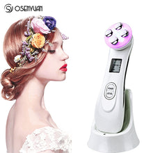 Load image into Gallery viewer, Face Skin EMS Mesotherapy Electroporation RF Radio Frequency Facial LED Photon Skin Care Device Face Lift Tighten Beauty Machine
