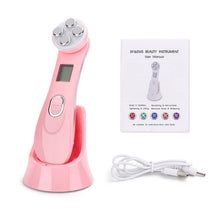 Load image into Gallery viewer, Face Skin EMS Mesotherapy Electroporation RF Radio Frequency Facial LED Photon Skin Care Device Face Lift Tighten Beauty Machine
