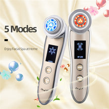Load image into Gallery viewer, RF Radio Frequency Face Skin EMS LED Photon Mesotherapy Electroporation Facial Skin Care Device Face Lift Tighten Beauty Machine
