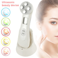 Load image into Gallery viewer, RF Radio Frequency Facial Beauty Device+Ultrasonic Infrared Face Body Slimming Skin Firming Massager Fat Burner EMS Machine
