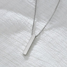 Load image into Gallery viewer, Personalized DIY Women's Necklaces Cylinder Pendant Stainless Steel Customized Necklace Gift for Woman Sister Friends

