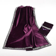 Load image into Gallery viewer, Retro Tarot Cards Bag Party Table Cloth Board Game Tablecloth Divination Velvet
